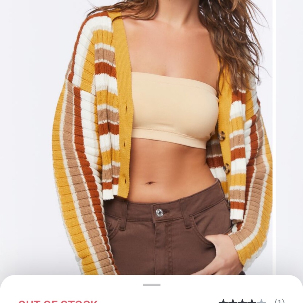 NWT forever 21 crop sweater